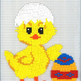 Stickit-Pixel Küken mit Osterei
