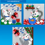 Stickit-Pixel "Katzen 3 in 1"