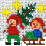 Stickit-Pixel Kinder mit Christbaum