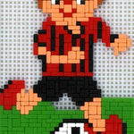 Stickit-Pixel Fussballer "Klubby"