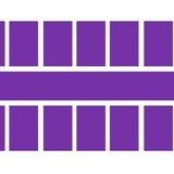 Farbstreifen gross violett 6 Streifen