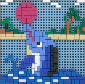 Stecksystem Delfin mit Ball