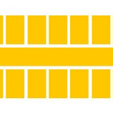 Farbstreifen gross maisgelb 6 Streifen