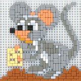 Stickit-Pixel Maus mit Käse