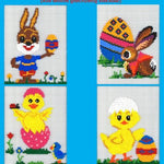 Stickit-Pixel Ostermotive 4 in 1