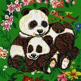 Stickit-Pixel Panda mit Baby
