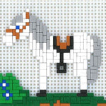 Stickit-Pixel Pferd auf der Weide