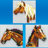 Stickit-Pixel Pferdeköpfe 3 in 1