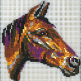 Stecksystem Pferdekopf mit XXL-Steckvorlage