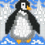 Stickit-Pixel Pinguin