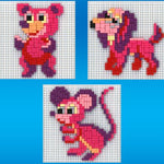 Stecksystem Sortiment Pink Pets