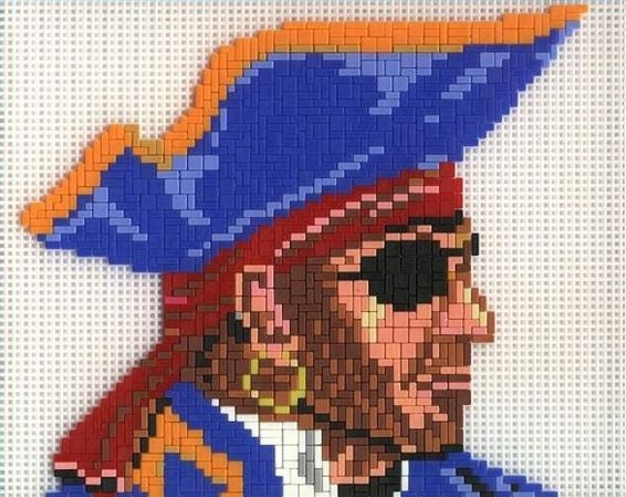 Stecksystem Piraten "Eye flap"