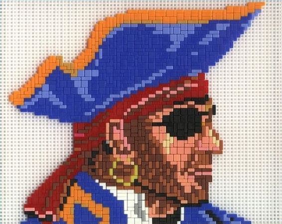 Stecksystem Piraten "Eye flap"