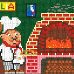 Stickit-Pixel Pizzabäcker