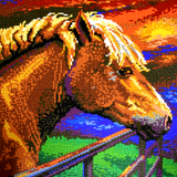 Stecksystem Pony mit XXL-Steckvorlage