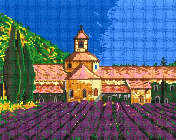 Stecksystem Provence Lavendel mit XXL-Steckvorlage