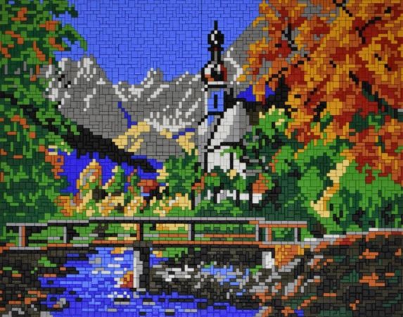 Stecksystem Ramsau mit XXL-Steckvorlage