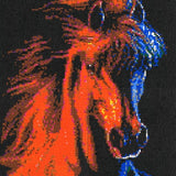 Stecksystem Roter Mustang mit XXL-Steckvorlage