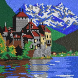 Stecksystem Schloss Chillon mit XXL-Steckvorlage