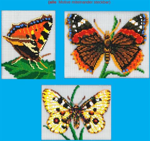 Stickit Mosaik Schmetterlinge 3 in 3