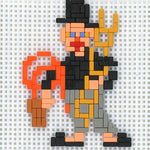 Stickit-Pixel Schornsteinfeger