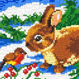 Stickit Hase im Schnee