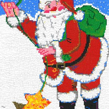 Stickit Weihnachstmann