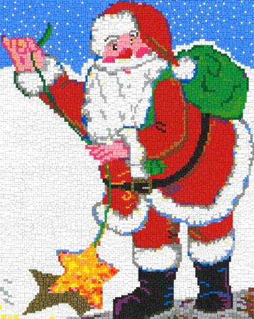 Stickit Weihnachstmann