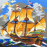 Stickit-Mosaik ,,Segelschiff Bounty,,