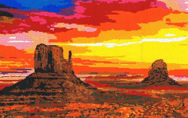 Stickit Pixel-Mosaik Arizona Sunrise