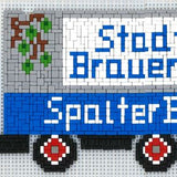 Stickit-Pixel Spalter Bier LKW