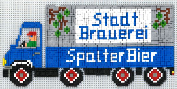 Stickit-Pixel Spalter Bier LKW