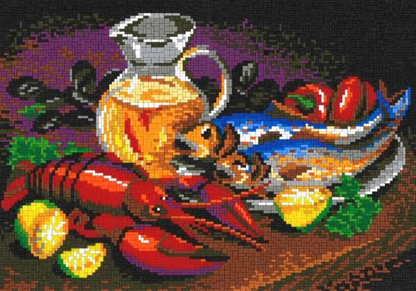 Stecksystem Hummer mit XXL-Steckvorlage