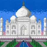 Stecksystem Taj Mahal mit XXL-Steckvorlage