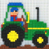 Stickit-Pixel Traktor auf Feld