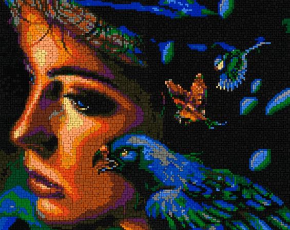 Stecksystem Traumfrau mit XXL-Steckvorlage