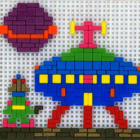 Stickit-Pixel Ufo