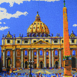 Stecksystem Vatikan mit XXL-Steckvorlage