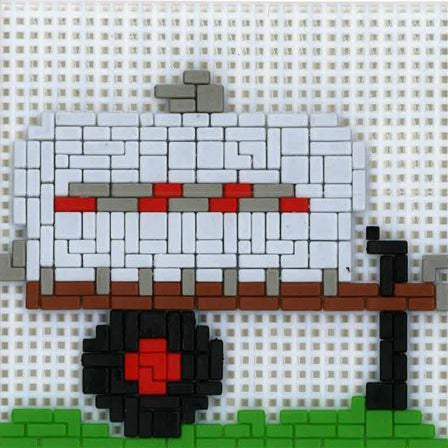 Stickit-Pixel "Wasserfass"