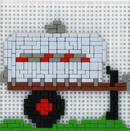 Stickit-Pixel "Wasserfass"