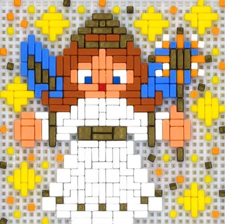 Stickit-Pixel Weihnachtsengel