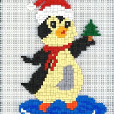 Stikit Pixel Mosaik ,,Weihnachtspinguin,,