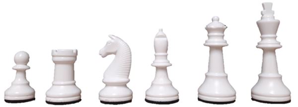 Schachfigur 93 KH weiss