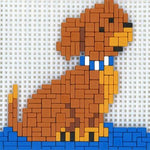 Stickit-Pixel Welpe