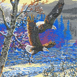 Stecksystem Winter Flight mit XXL-Steckvorlage