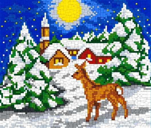 Stickit-Pixel Winterzauber