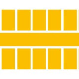 Farbstreifen gross hellbraun 6 Streifen