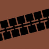 Farbstreifen Einser dunkelbraun 10 Streifen