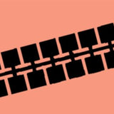 Farbstreifen Einser fleisch 10 Streifen