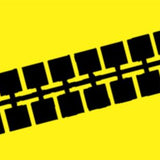 Farbstreifen Einser gelb 10 Streifen